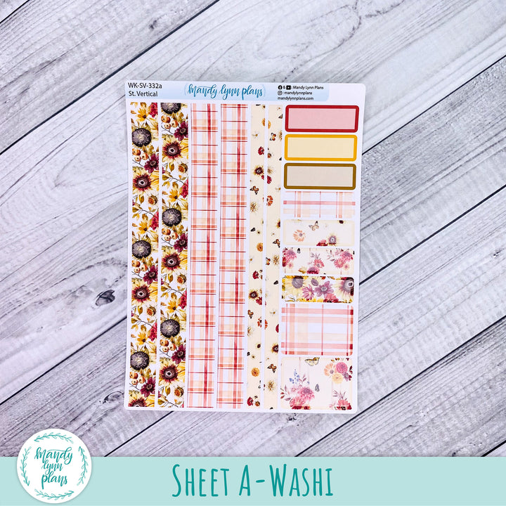 Standard Vertical Weekly Kit || Warm Autumn || WK-SV-332