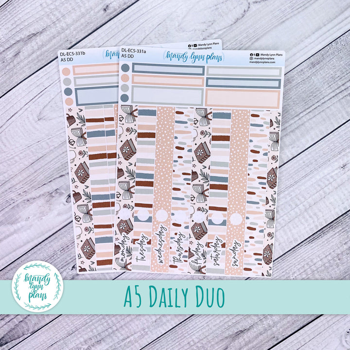 EC A5 Daily Duo Kit || Coffee and Books || DL-EC5-331