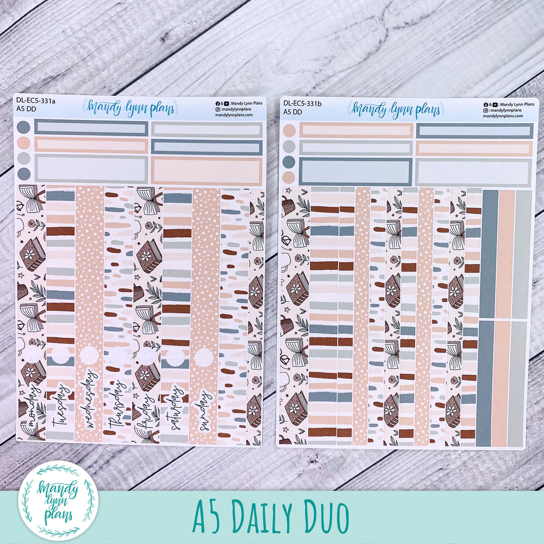 EC A5 Daily Duo Kit || Coffee and Books || DL-EC5-331