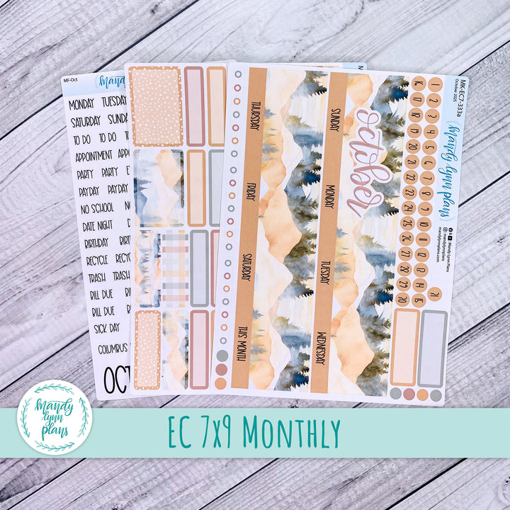 EC 7x9 October Monthly Kit || Mountains || MK-EC7-333