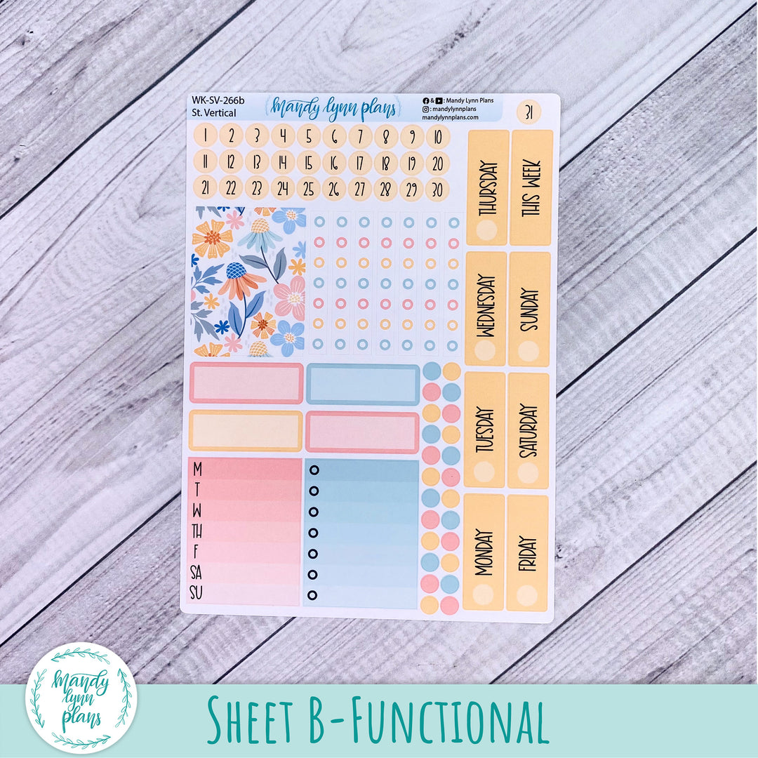 Standard Vertical Weekly Kit || Spring Days || WK-SV-266