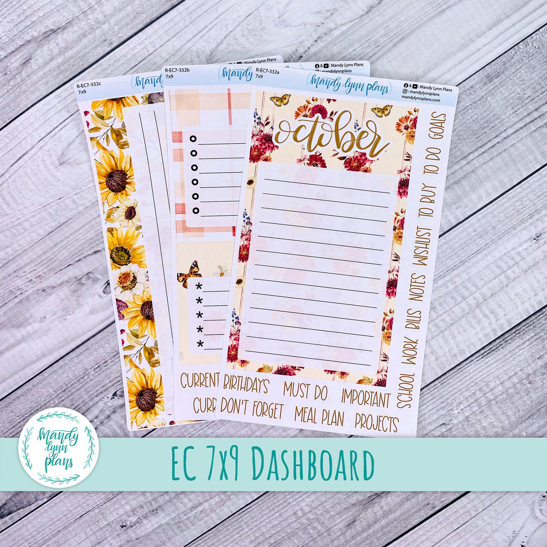 October EC 7x9 Dashboard Kit || Warm Autumn || R-EC7-332