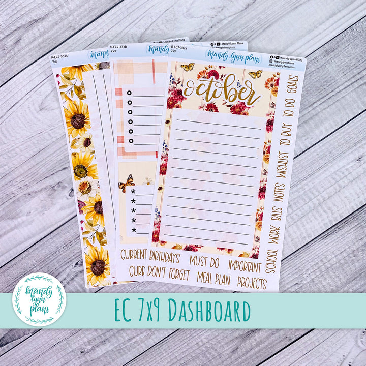 October EC 7x9 Dashboard Kit || Warm Autumn || R-EC7-332