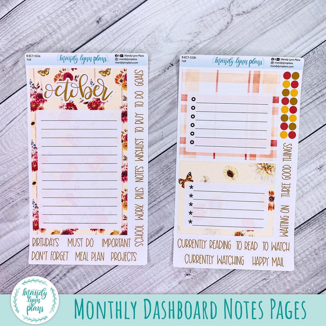 October EC 7x9 Dashboard Kit || Warm Autumn || R-EC7-332