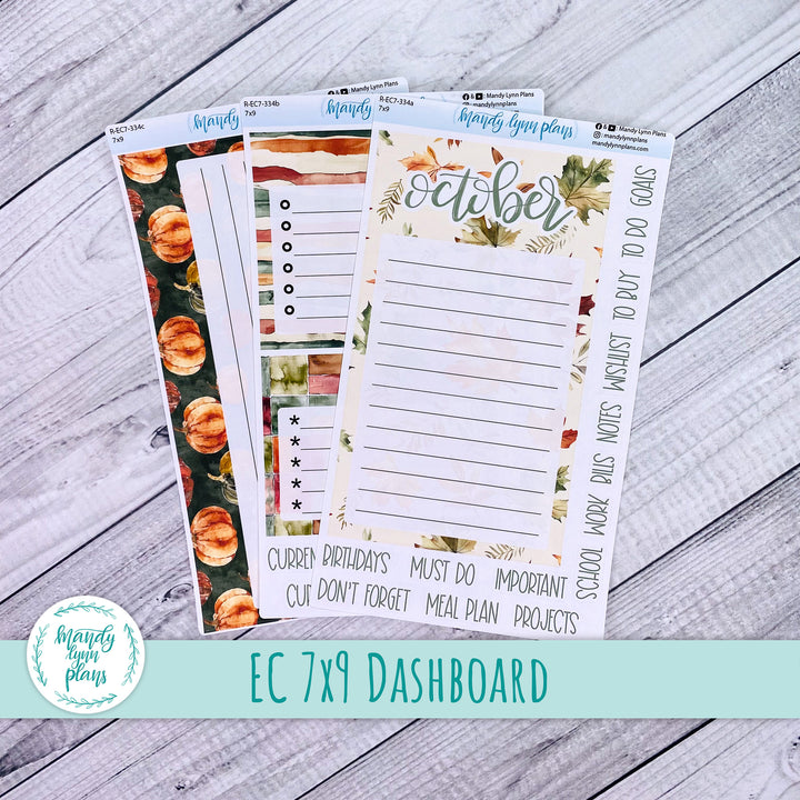 October EC 7x9 Dashboard Kit || Harvest Harmony || R-EC7-334