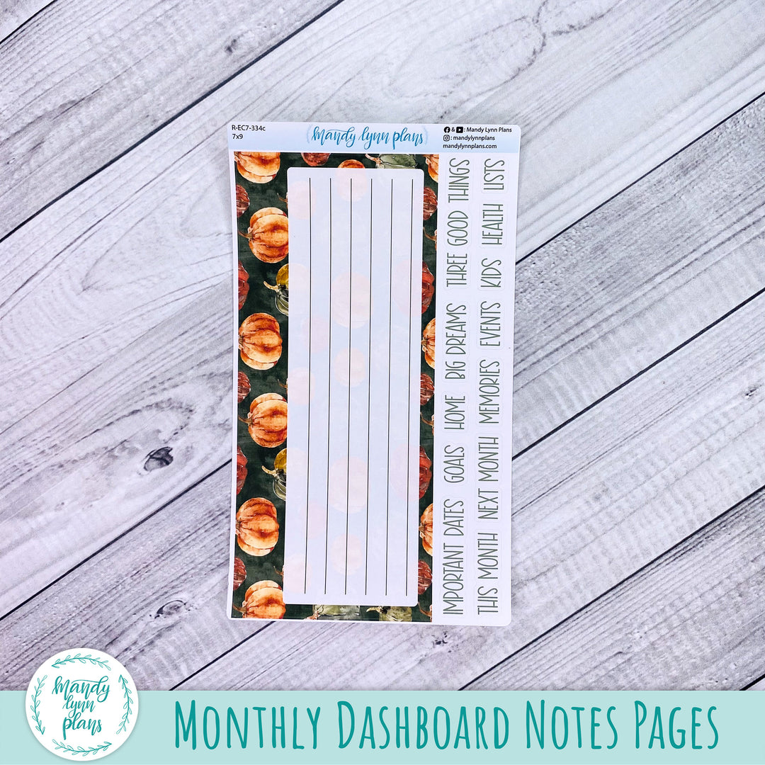October EC 7x9 Dashboard Kit || Harvest Harmony || R-EC7-334