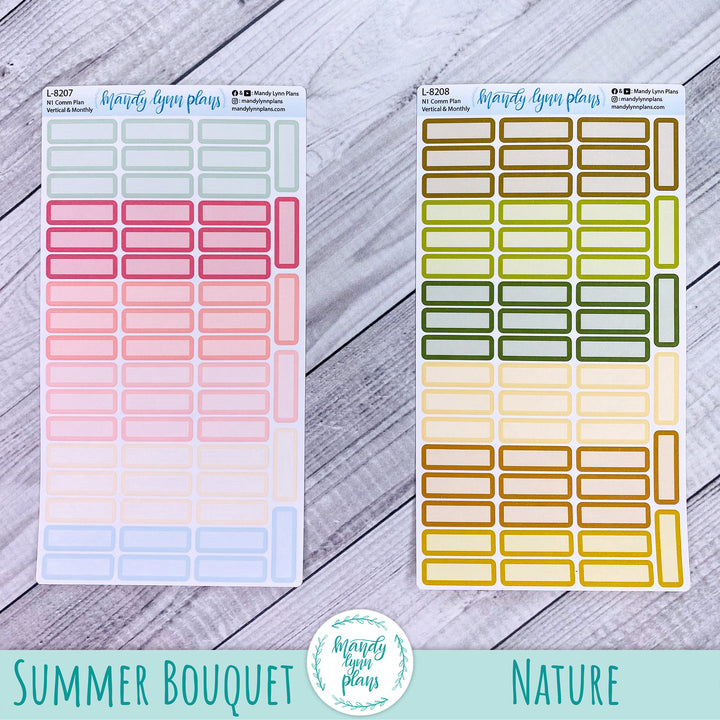 N1 Common Planner || Skinny Labels