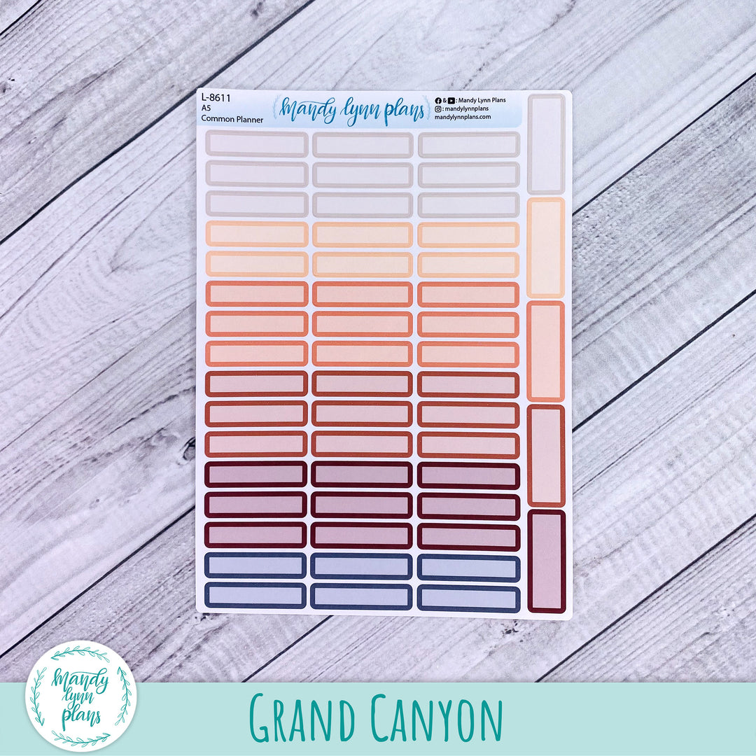 A5 Common Planner || Skinny Labels