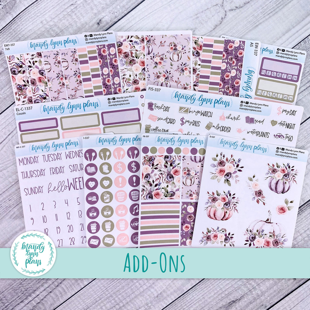 Autumn Floral Add-Ons || 337