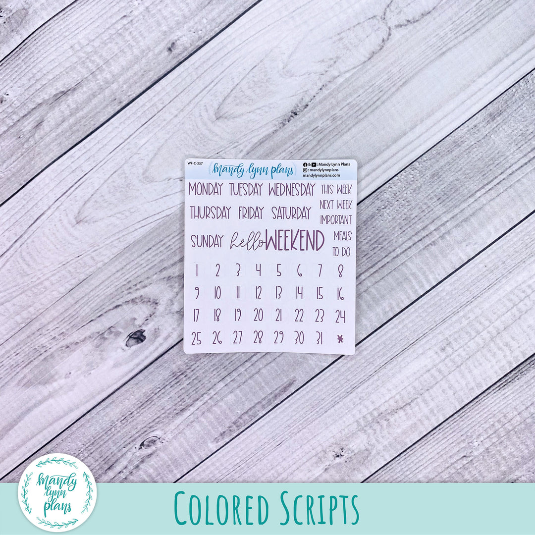 Autumn Floral Add-Ons || 337