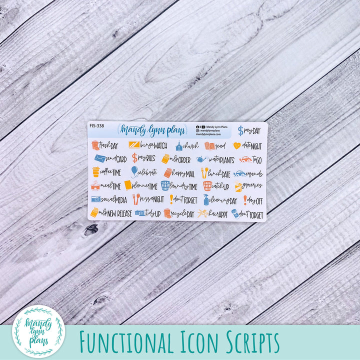 Navy Bold Bloom Add-Ons || 338
