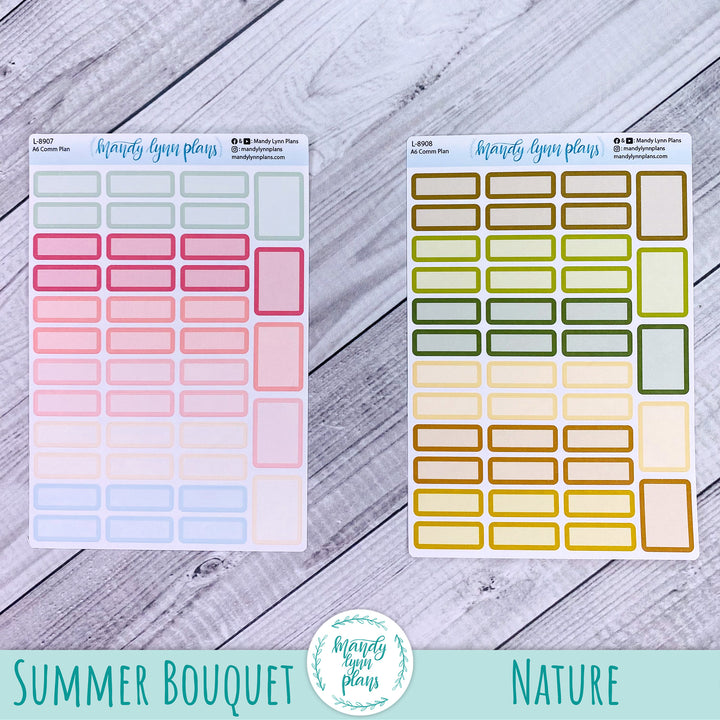 A6 Common Planner || Skinny Labels