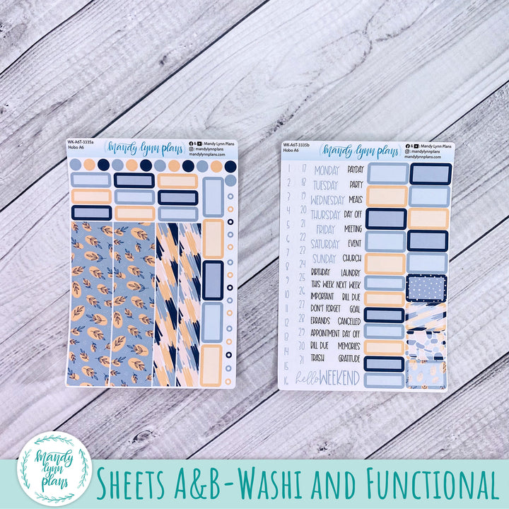 Hobonichi A6 Weekly Kit || Abstract Botanicals || WK-A6T-3335