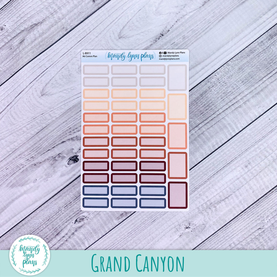 A6 Common Planner || Skinny Labels