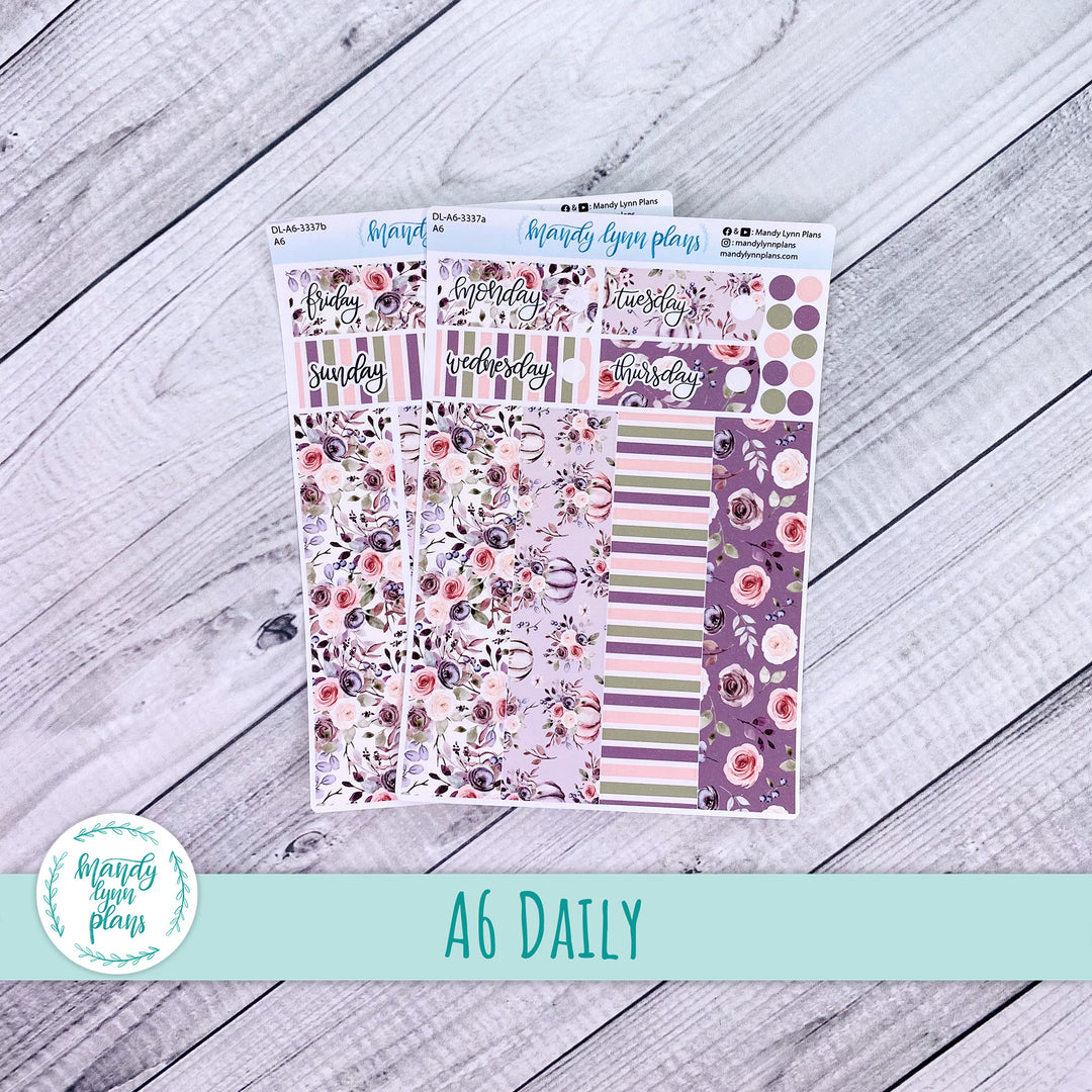 A6 Daily Kit || Autumn Floral || DL-A6-3337