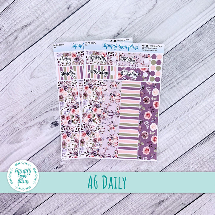 A6 Daily Kit || Autumn Floral || DL-A6-3337
