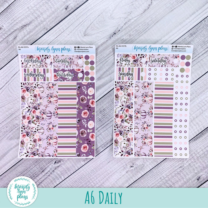 A6 Daily Kit || Autumn Floral || DL-A6-3337