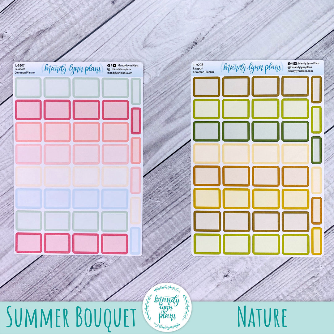 Passport Common Planner || Large Labels