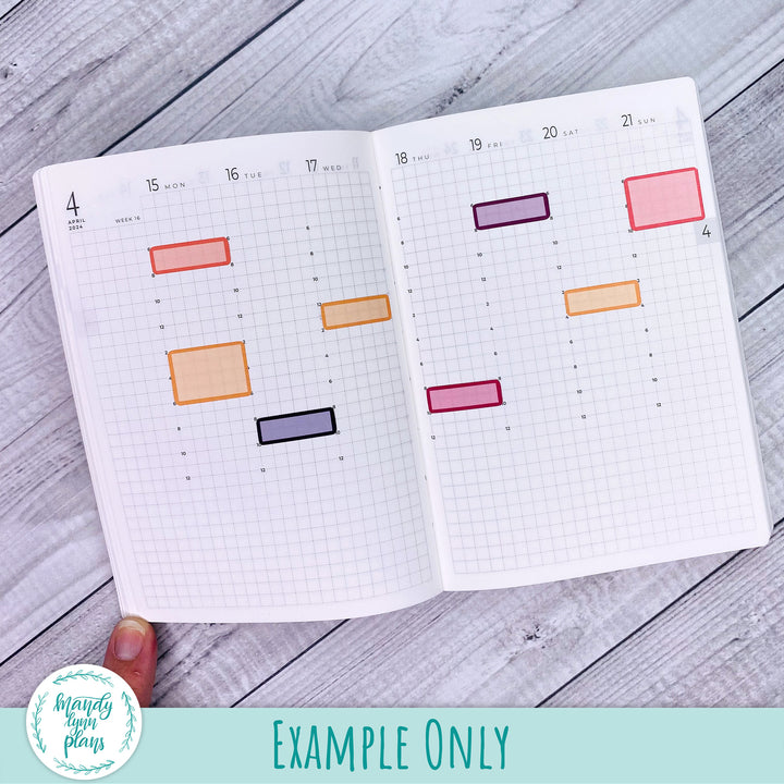 A6 Common Planner || Large Labels