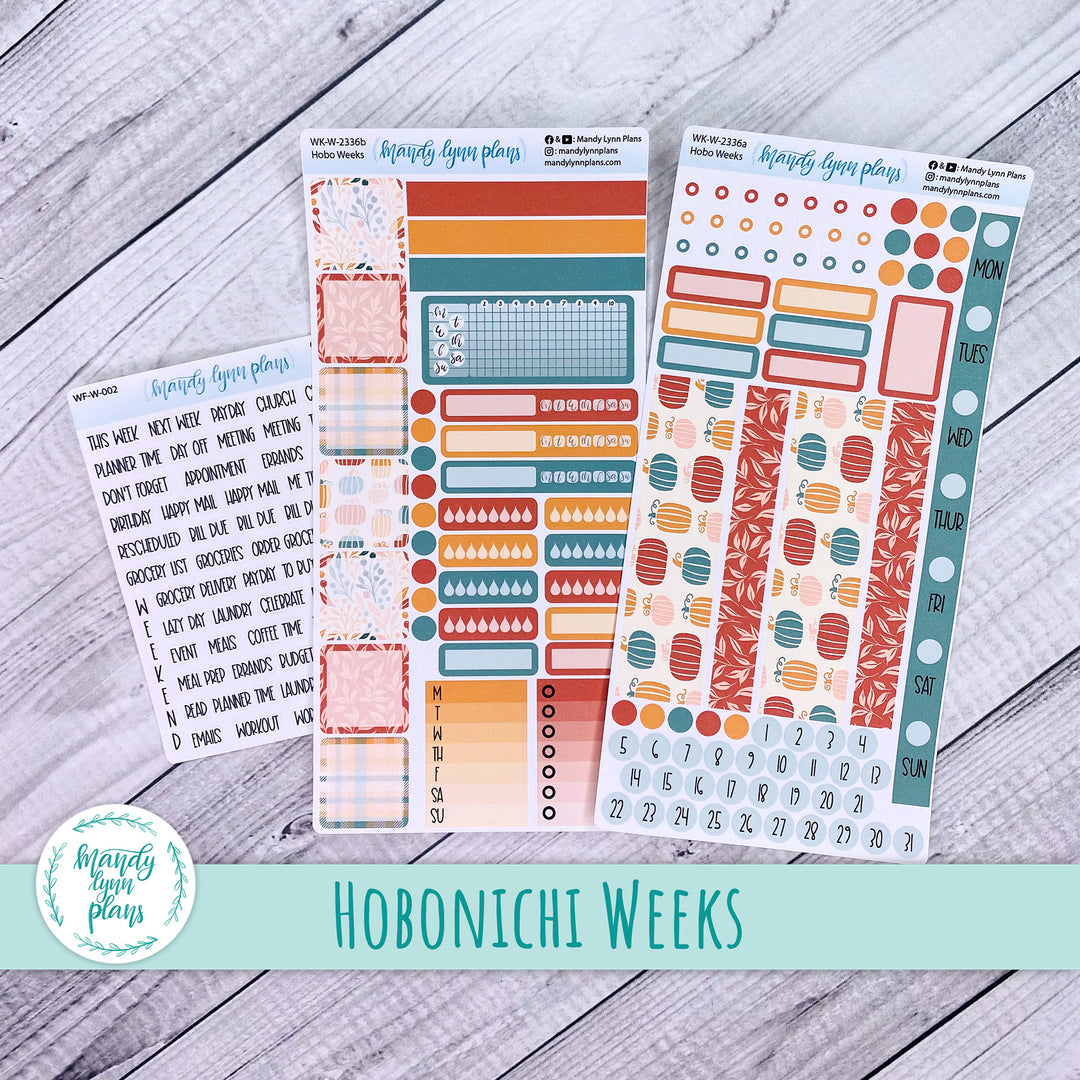 Hobonichi Weeks Weekly Kit || Boho Fall || WK-W-2336