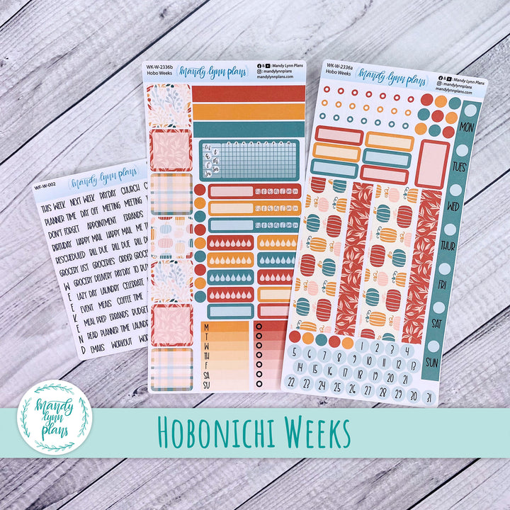 Hobonichi Weeks Weekly Kit || Boho Fall || WK-W-2336