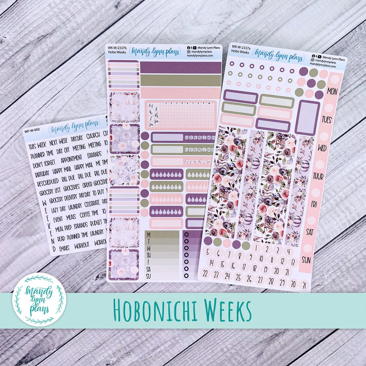 Hobonichi Weeks Weekly Kit || Autumn Floral || WK-W-2337