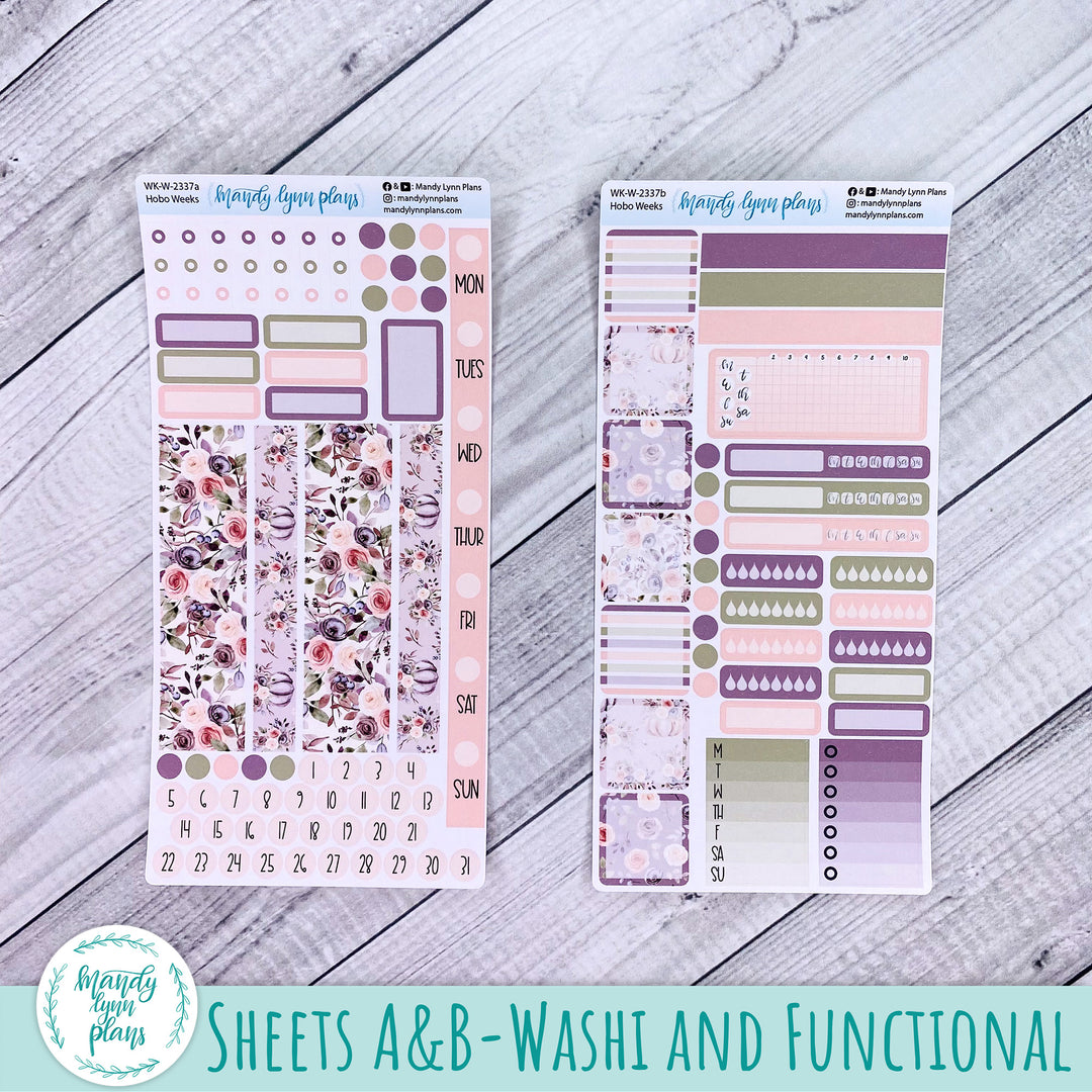 Hobonichi Weeks Weekly Kit || Autumn Floral || WK-W-2337