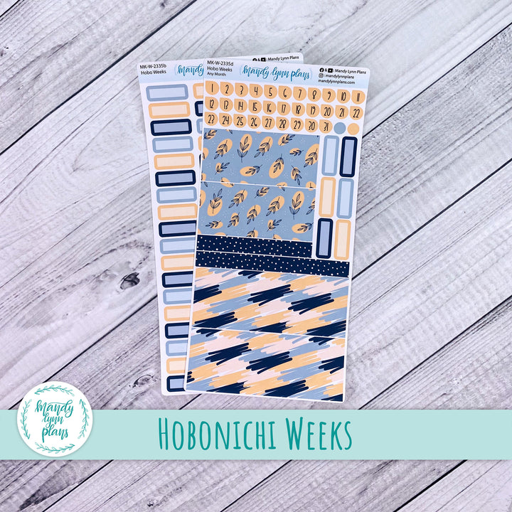 Any Month Hobonichi Weeks Monthly Kit || Abstract Botanicals || MK-W-2335