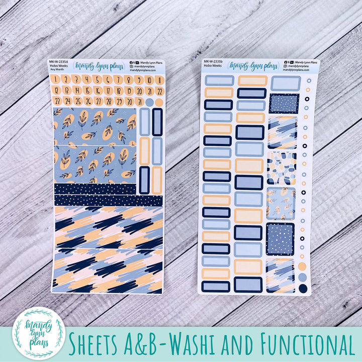 Any Month Hobonichi Weeks Monthly Kit || Abstract Botanicals || MK-W-2335
