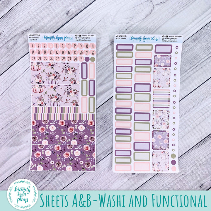 Any Month Hobonichi Weeks Monthly Kit || Autumn Floral || MK-W-2337