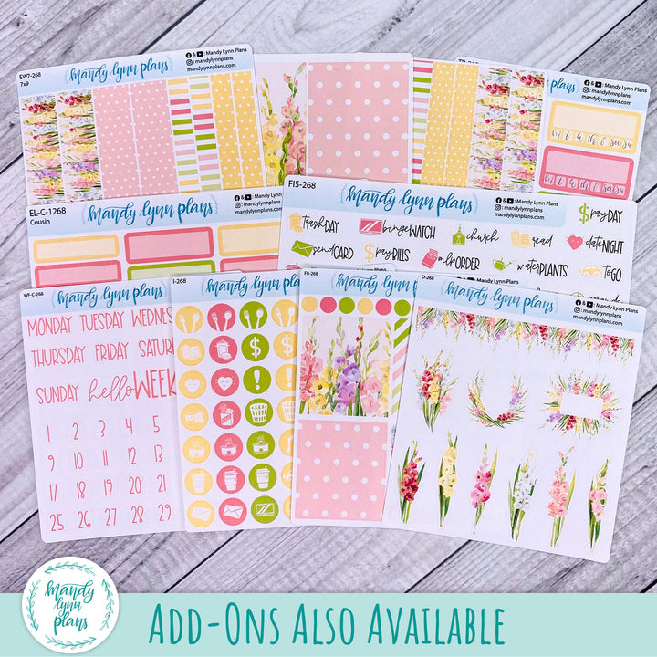 Hobonichi Weeks Weekly Kit || Gladiolus || WK-W-2268