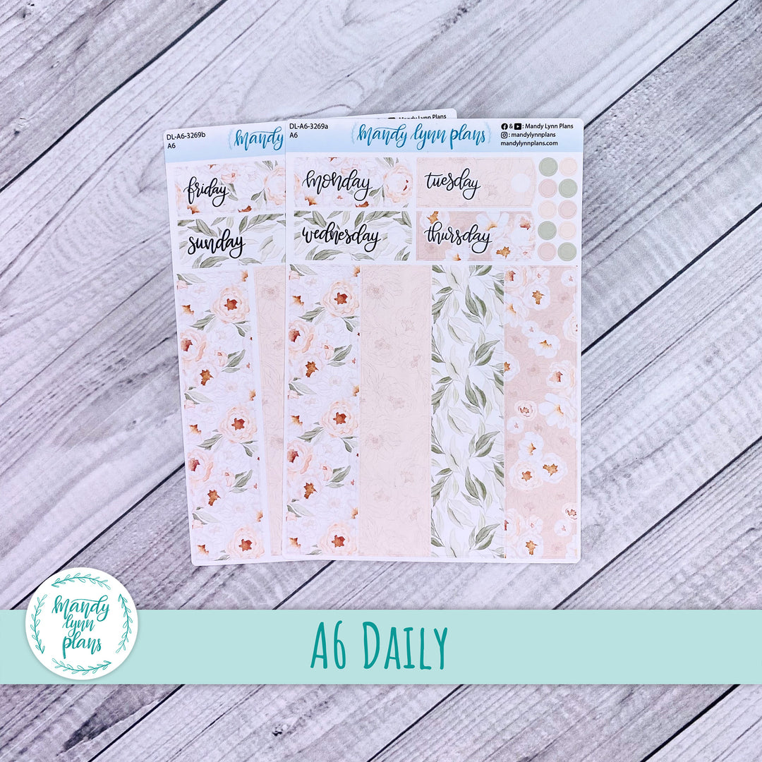 A6 Daily Kit || Peonies || DL-A6-3269