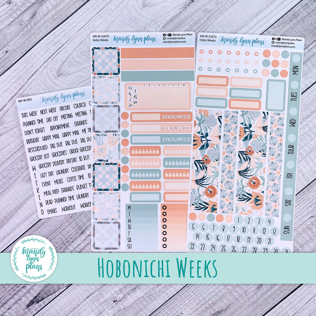 Hobonichi Weeks Weekly Kit || Hawaiian Breeze || WK-W-2267