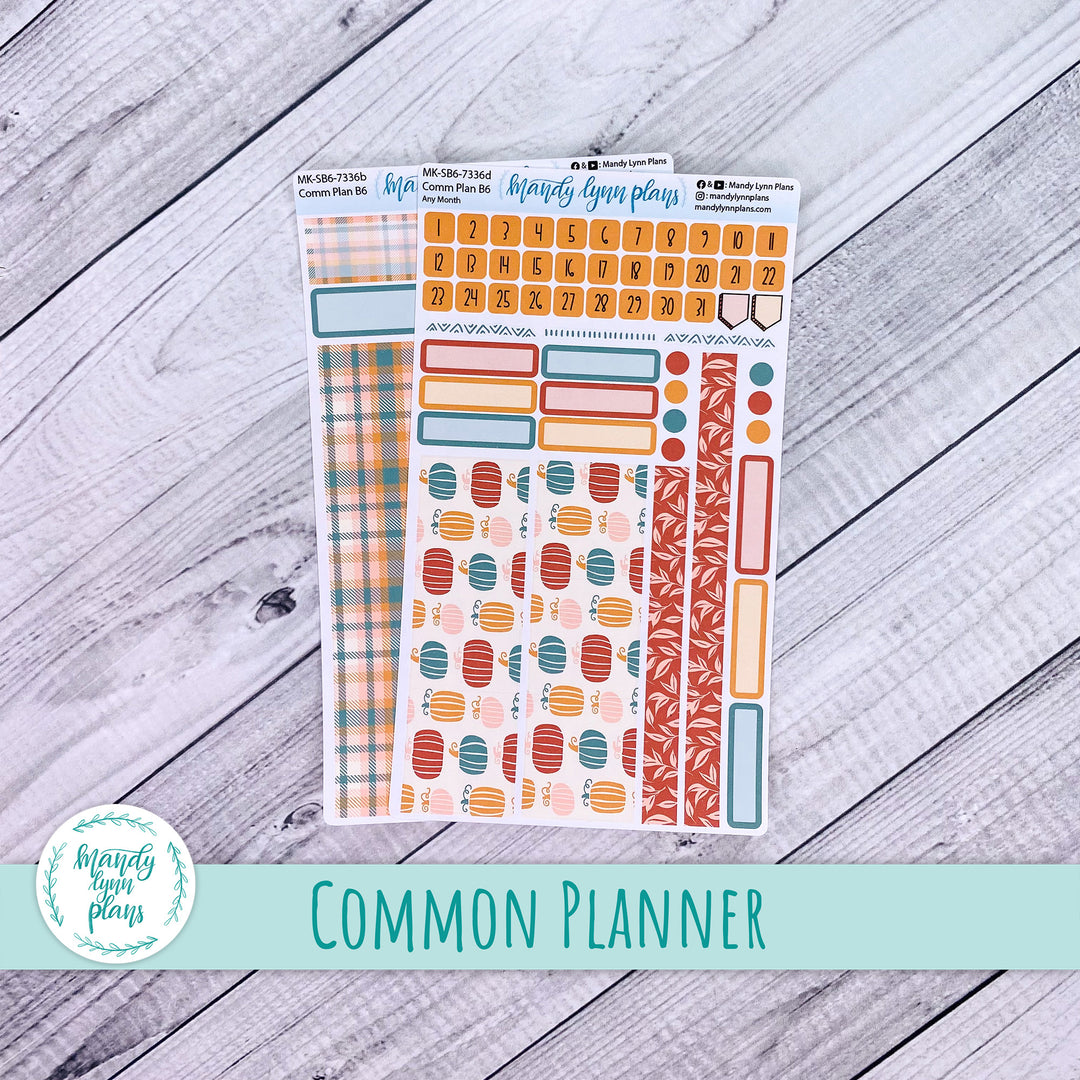 Any Month Common Planner Monthly Kit || Boho Fall || 336