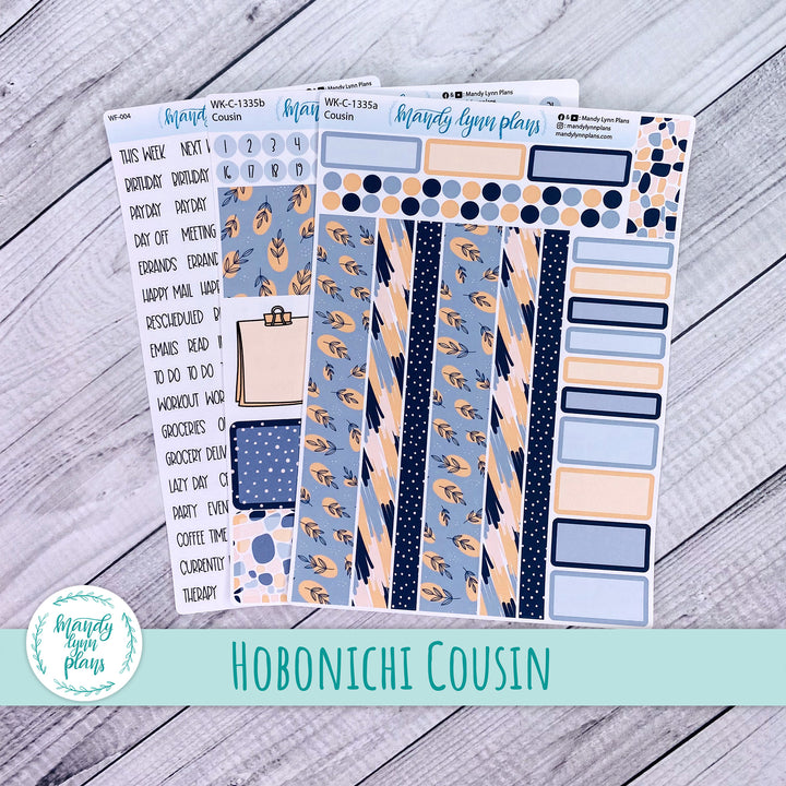 Hobonichi Cousin Weekly Kit || Abstract Botanicals || WK-C-1335
