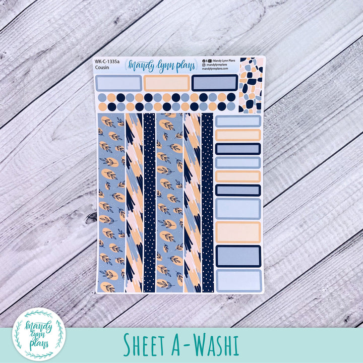 Hobonichi Cousin Weekly Kit || Abstract Botanicals || WK-C-1335