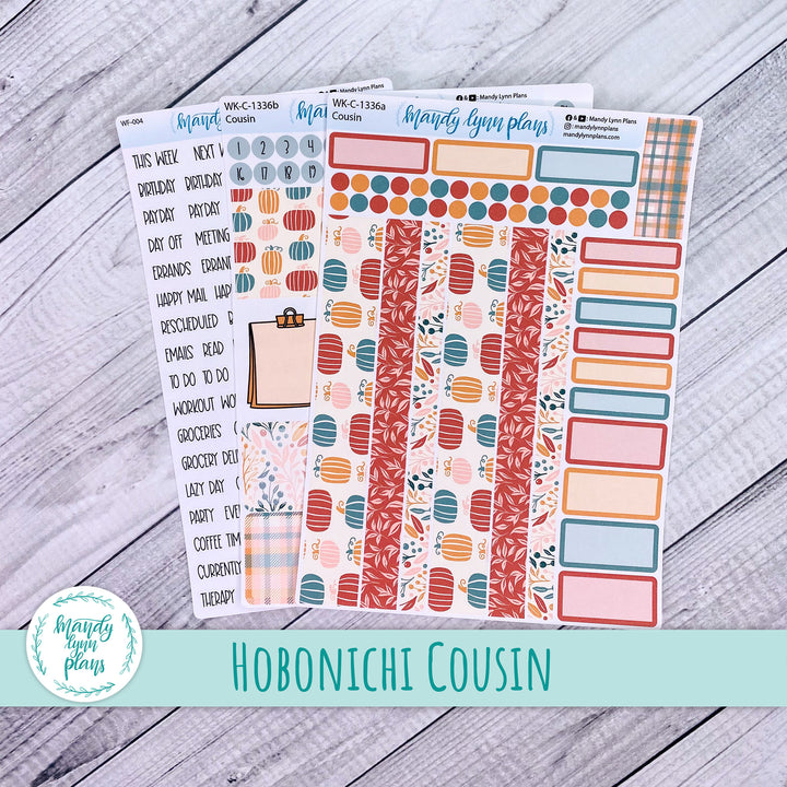 Hobonichi Cousin Weekly Kit || Boho Fall || WK-C-1336