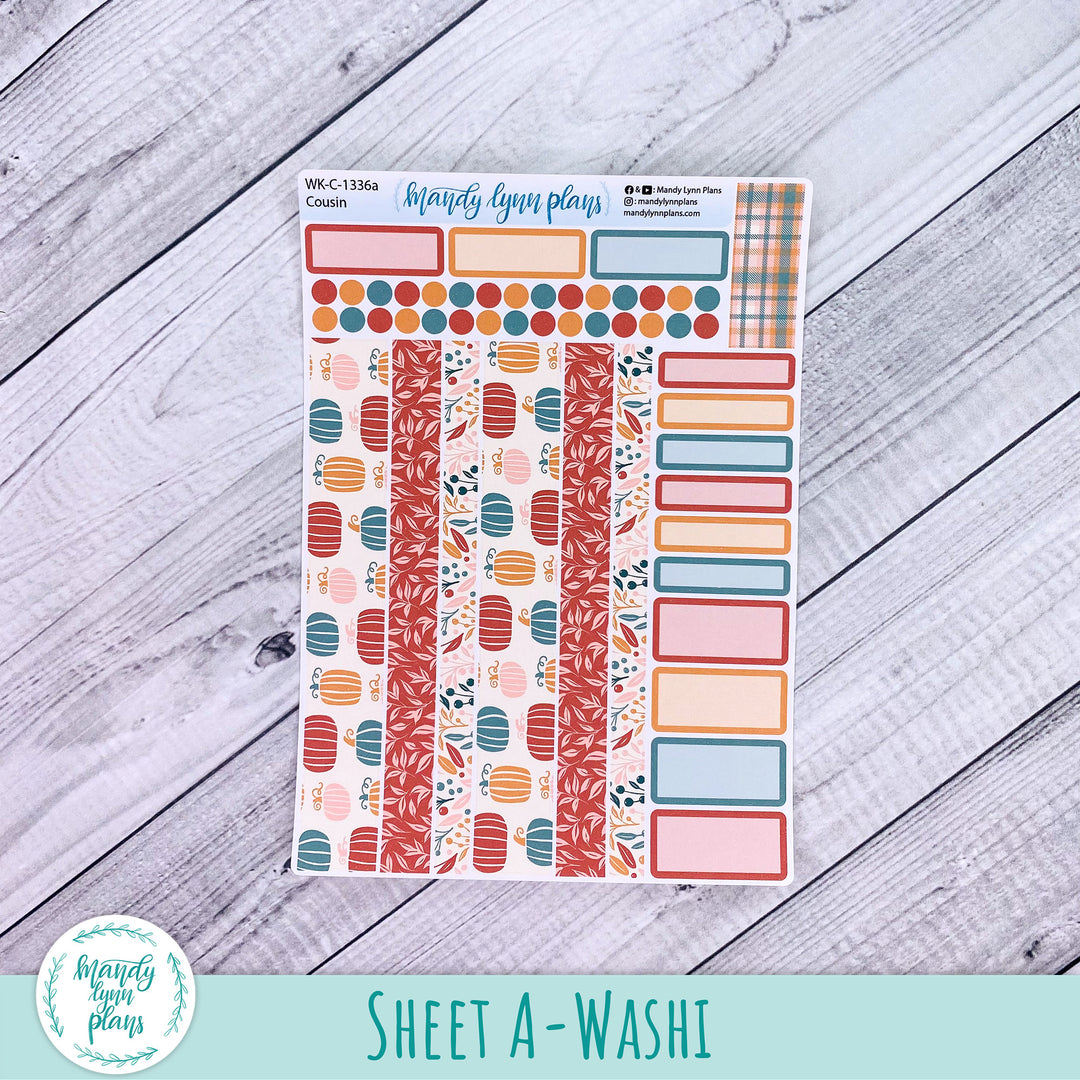 Hobonichi Cousin Weekly Kit || Boho Fall || WK-C-1336