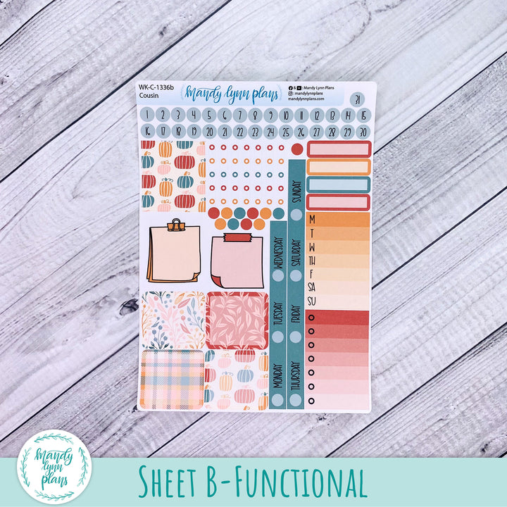 Hobonichi Cousin Weekly Kit || Boho Fall || WK-C-1336
