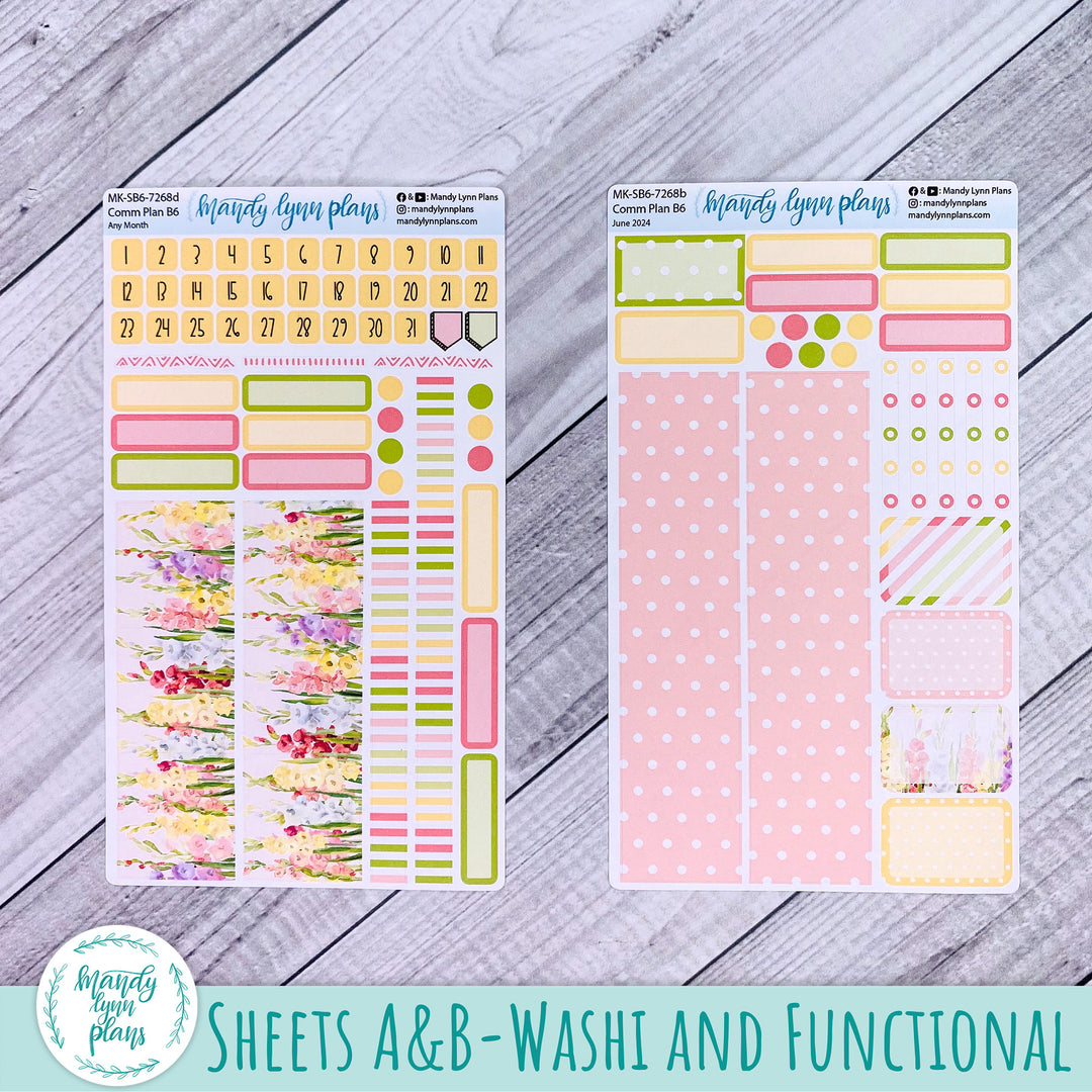 Any Month Common Planner Monthly Kit || Gladiolus || 268