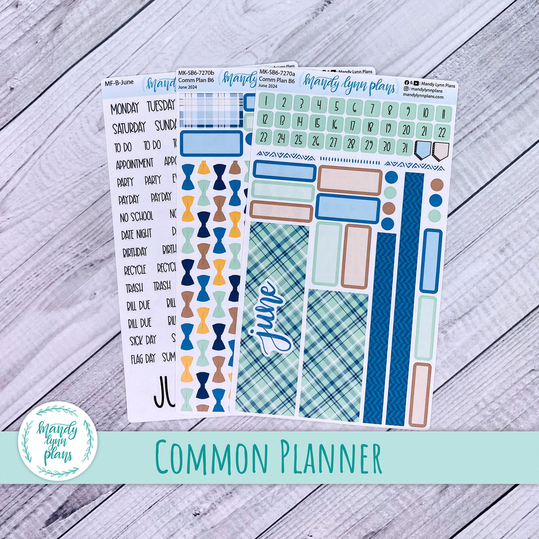 June 2024 Common Planner Monthly Kit || Father's Day || 270