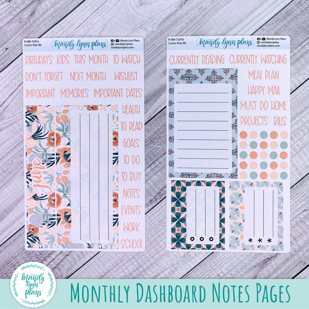 June Common Planner Dashboard || Hawaiian Breeze || 267