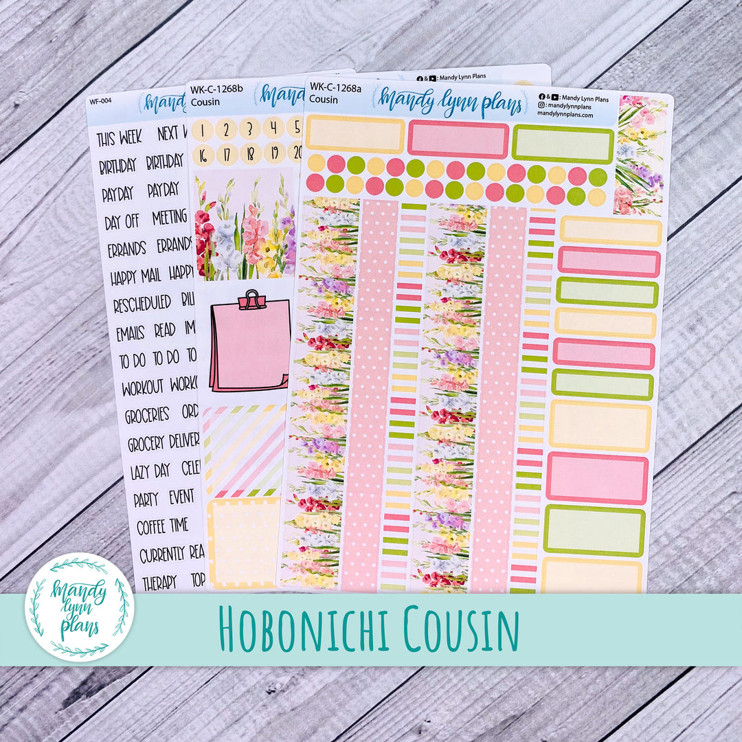 Hobonichi Cousin Weekly Kit || Gladiolus || WK-C-1268