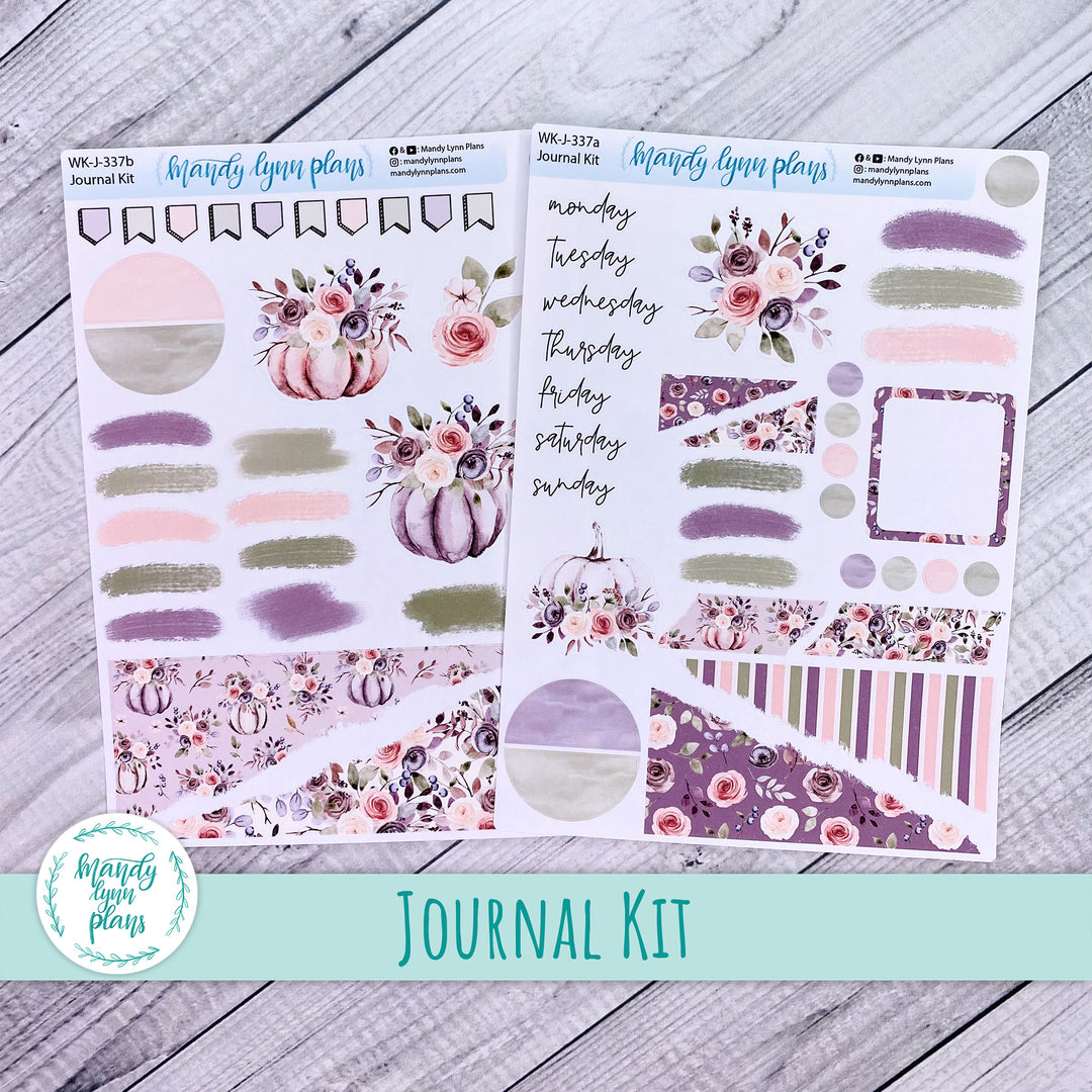 Autumn Floral Journal Kit || WK-J-337