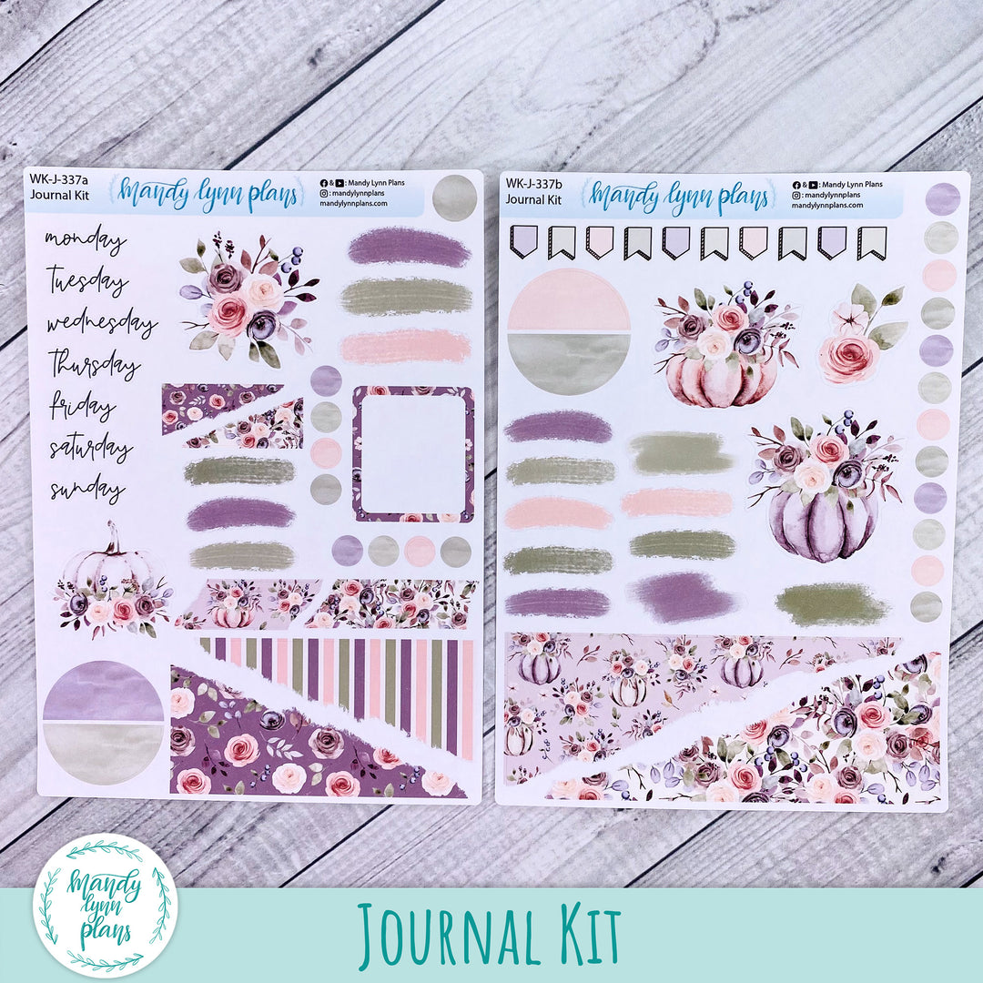 Autumn Floral Journal Kit || WK-J-337
