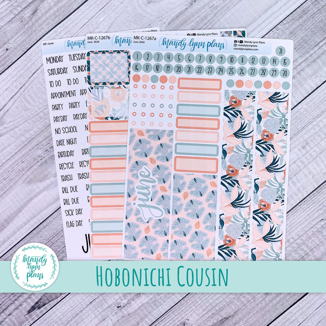 Hobonichi Cousin June 2024 Monthly || Hawaiian Breeze || MK-C-1267