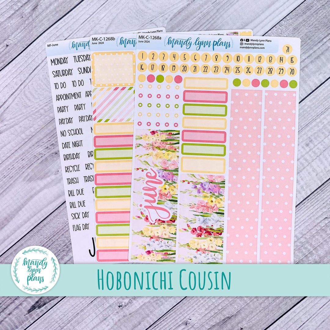 Hobonichi Cousin June 2024 Monthly || Gladiolus || MK-C-1268