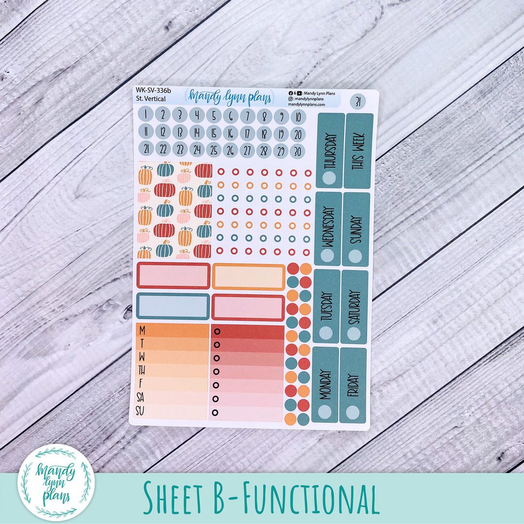 Standard Vertical Weekly Kit || Boho Fall || WK-SV-336