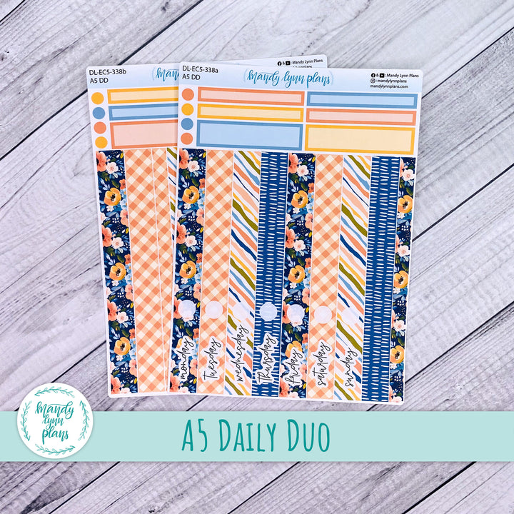 EC A5 Daily Duo Kit || Navy Bold Bloom || DL-EC5-338