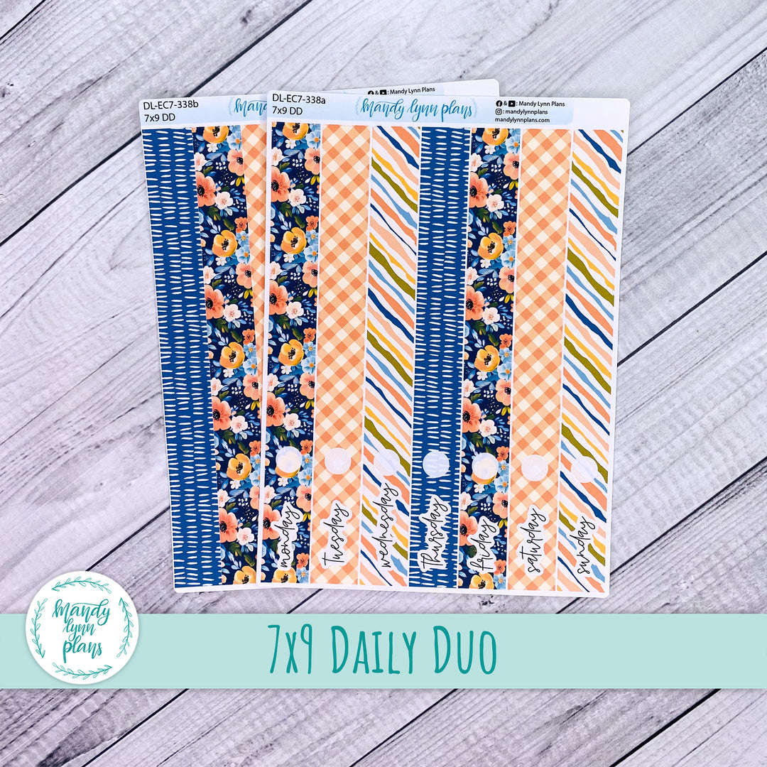 EC 7x9 Daily Duo Kit || Navy Bold Bloom || DL-EC7-338